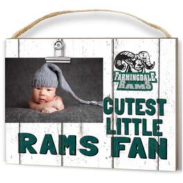 Jardine - SUNY Farmingdale State Rams 8'' x 10'' Cutest Little Weathered Logo Clip Photo Frame - White
