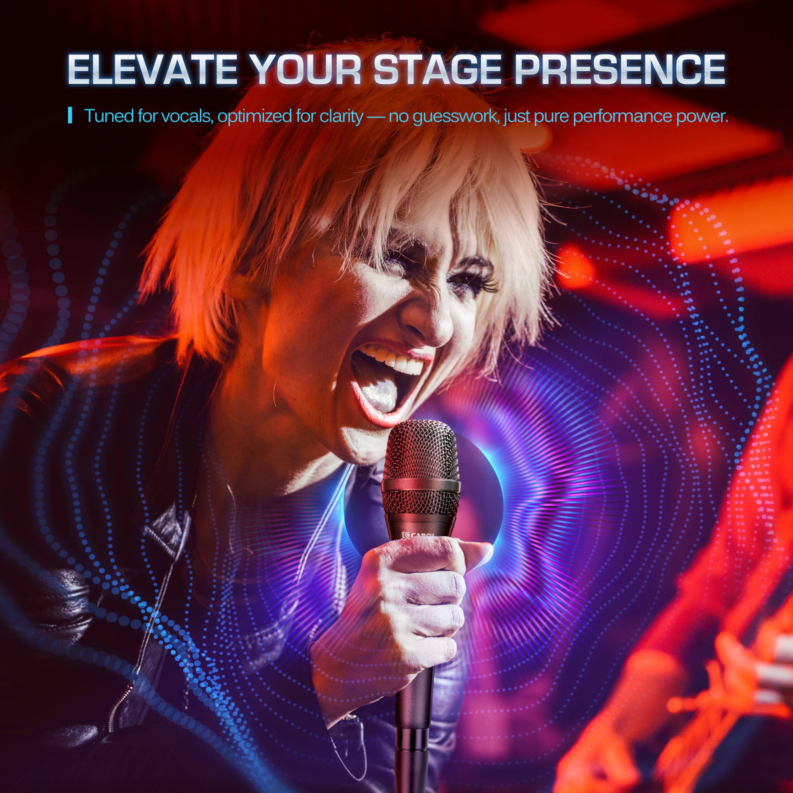 ELEVATE YOUR STAGE PRESENCE

Tuned for vocals, optimized for clarity — no guesswork, just pure performance power.
