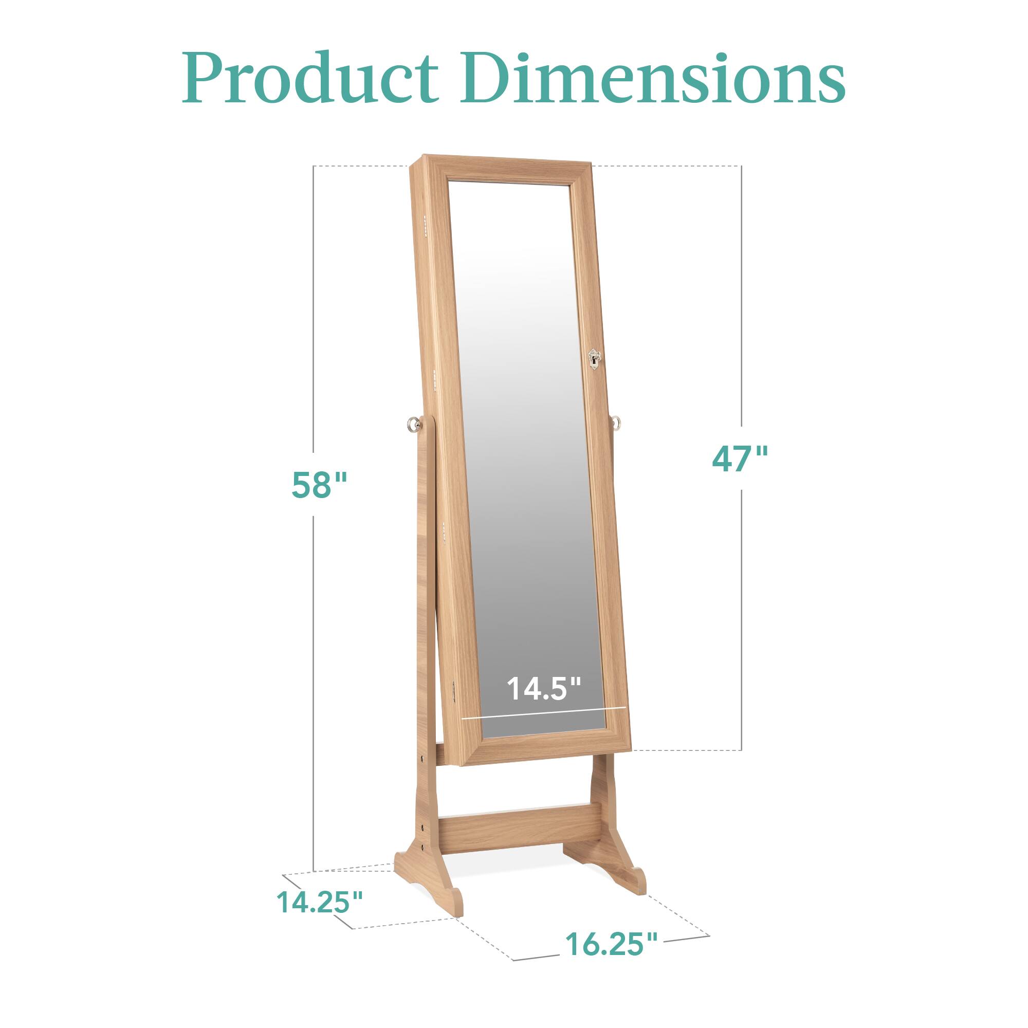 Product Dimensions: 58" x 47" x 14.5" x 14.25" x 16.25"