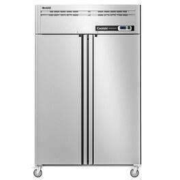 Coolski - 48" W Commercial Refrigerator 2 Door, 36 Cu.ft Upright Refrigerator - Silver