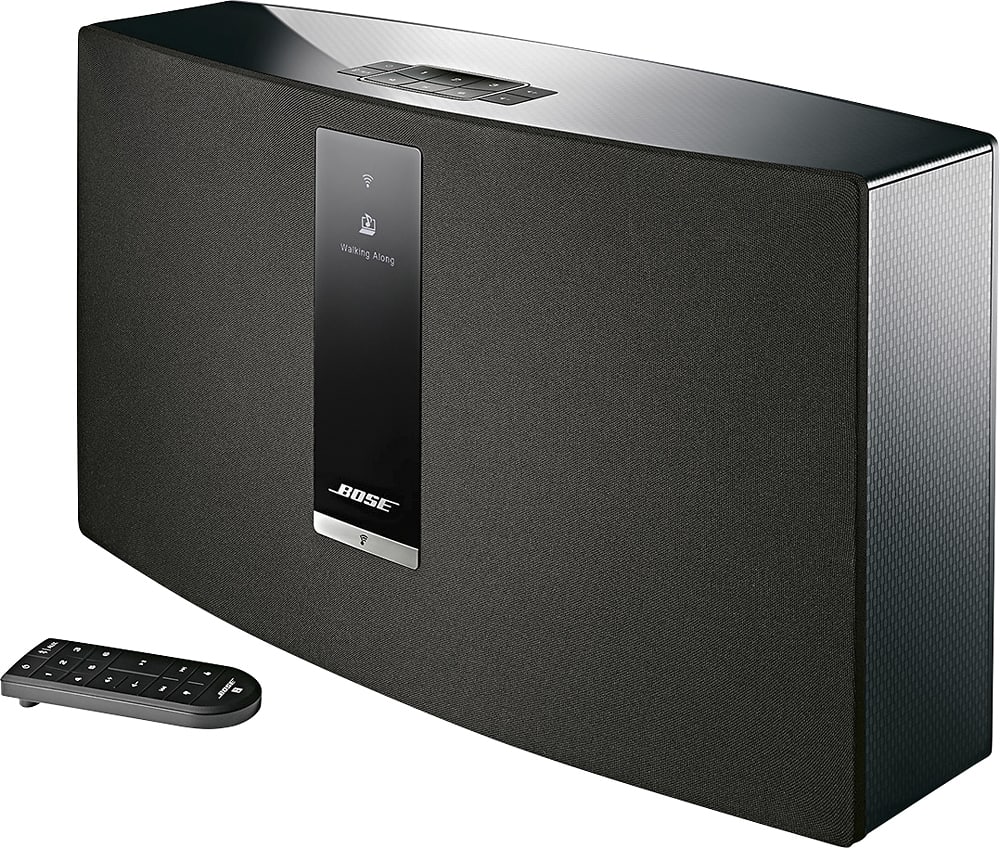 Left. Bose - SoundTouch® 30 Series III Wireless Music System - Black.