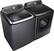 Alt View 6. Samsung - 9.5 Cu. Ft. 15-Cycle Steam Gas Dryer - Platinum.