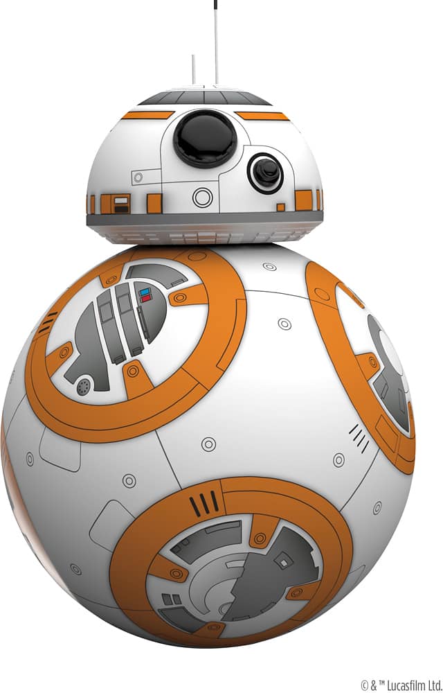 Front. Sphero - BB-8™ App-Enabled Droid™ by Sphero - White.