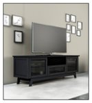 Front Zoom. Salamander Designs - A/V Cabinet for Most Flat-Panel TVs Up to 80" - Black.