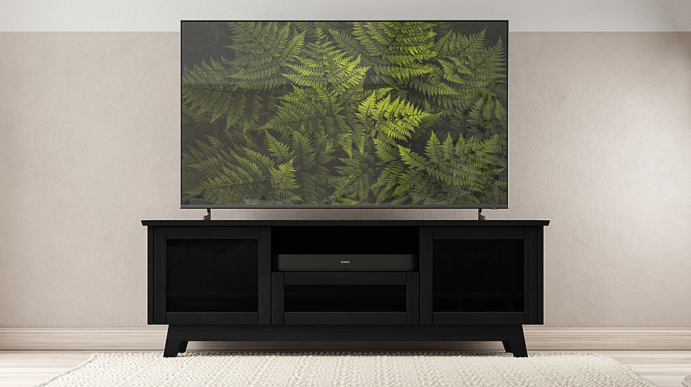 Angle View: Salamander Designs - A/V Cabinet for Most Flat-Panel TVs Up to 80" - Black
