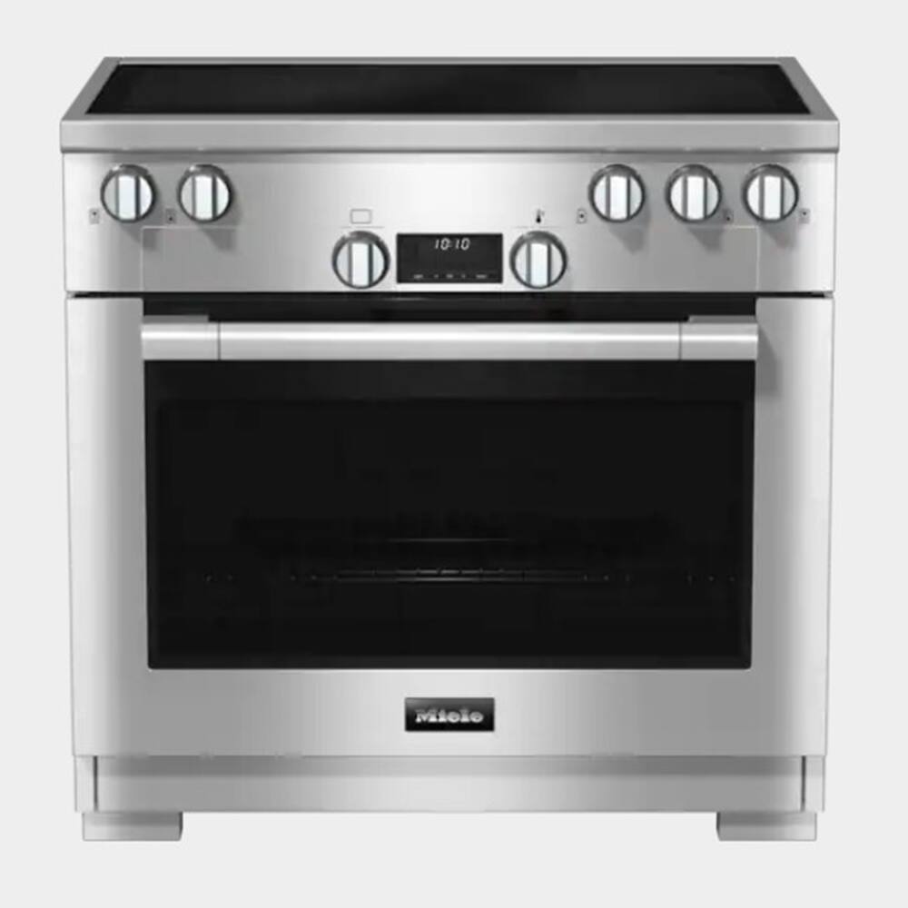 Miele - HR 1432i-3 36" Freestanding Induction Range with TwinPower Convection - Clean Touch Steel