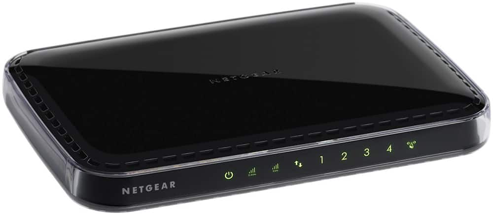 Alt View 14. NETGEAR - Universal Wi-Fi Dual-Band Range Extender with 4-Port Ethernet Switch - Black.