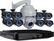Front. Night Owl - 16-Channel, 9-Camera Indoor/Outdoor High-Definition DVR Surveillance System - Black/Gray.