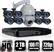 Alt View 11. Night Owl - 16-Channel, 9-Camera Indoor/Outdoor High-Definition DVR Surveillance System - Black/Gray.