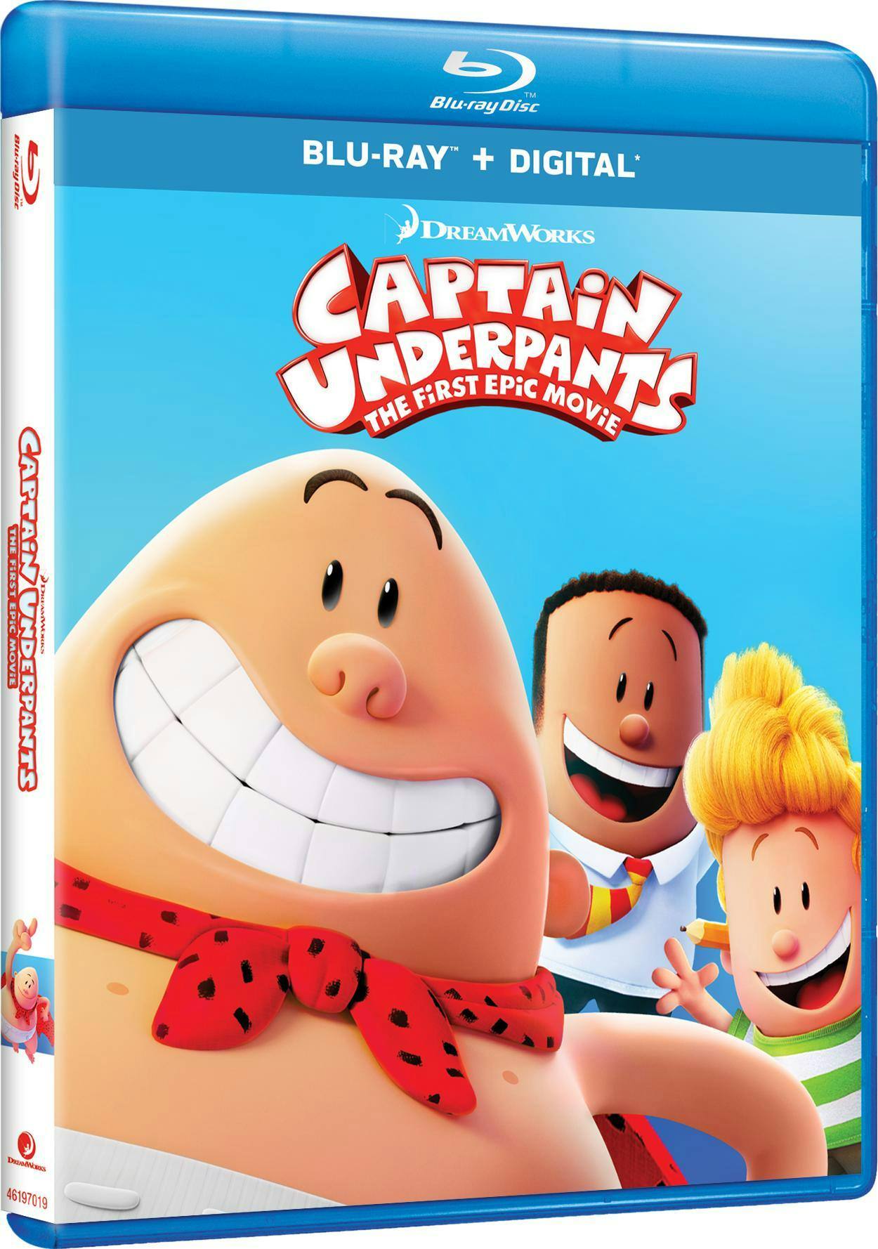Angle. Captain Underpants: The First Epic Movie [Blu-ray].