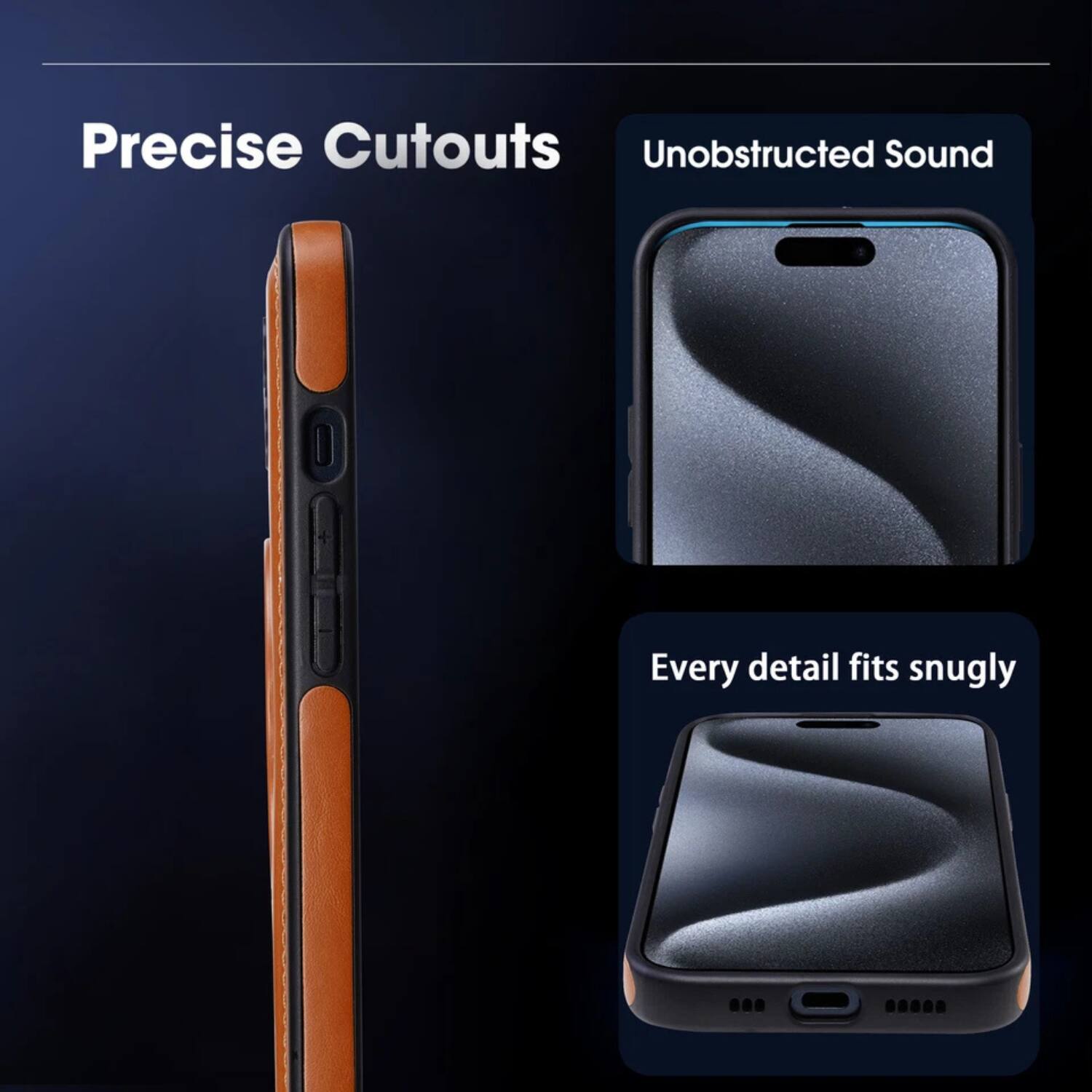 Precise Cutouts  
Unobstructed Sound  
Every detail fits snugly