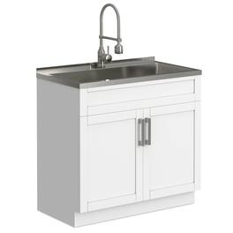 Hennessy All-In-One 36-inch Laundry Utility Sink and Cabinet