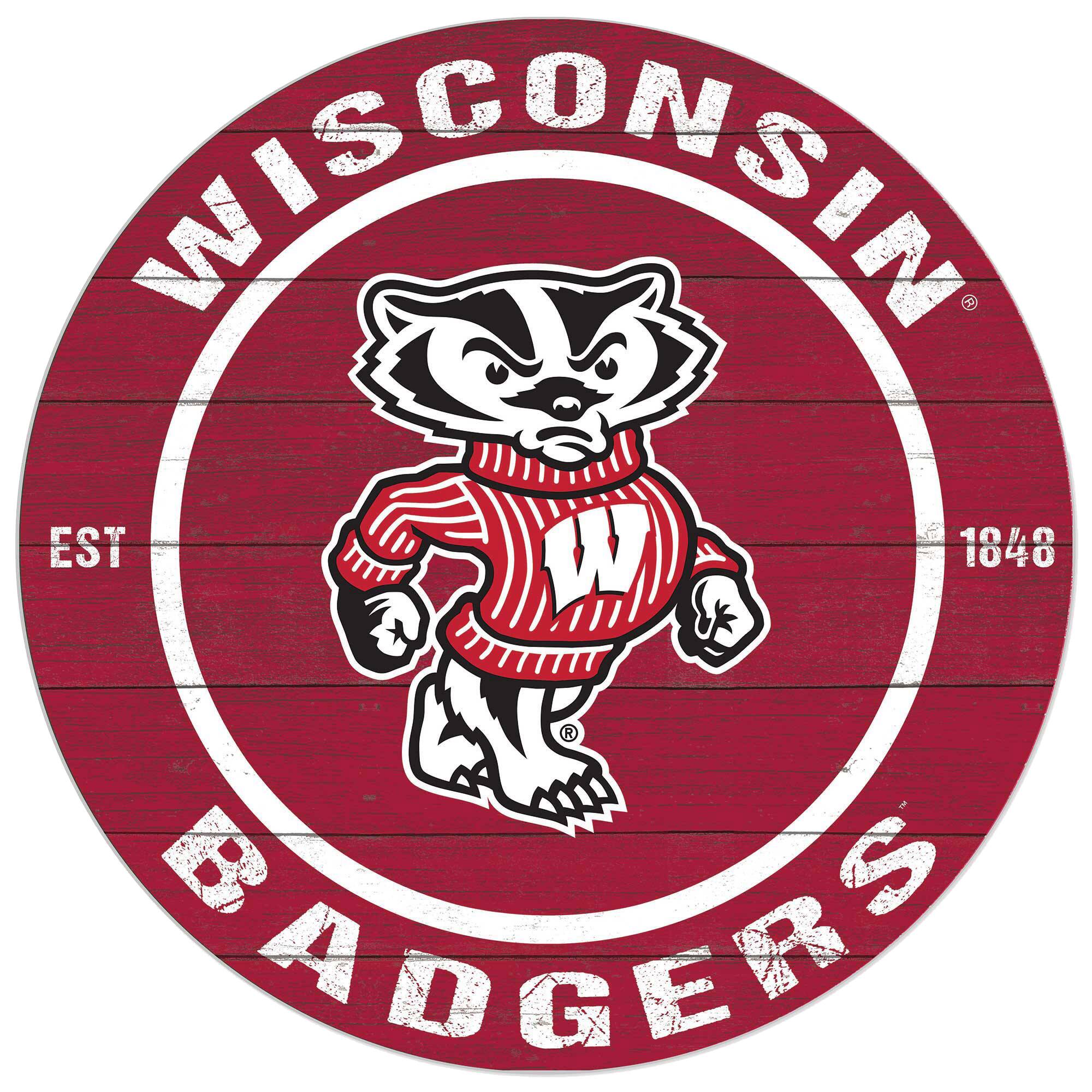 WISCONSIN  
EST 1848  
BADGERS
