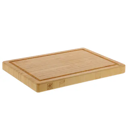 Front. ZWILLING - ZWILLING Bamboo Cutting Board - Stainless Steel.