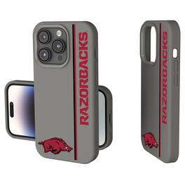 Keyscaper - NCAA - Arkansas Razorbacks iPhone Soft Touch Case - 15 - Gray