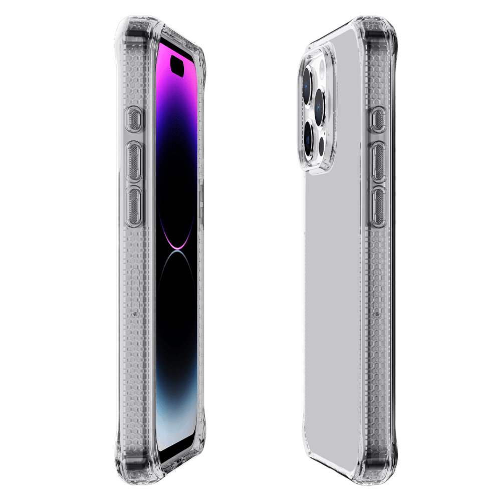 Alt View 2. Itskins - ITSKINS Spectrum_R Clear Series Case for Apple iPhone 15 Pro - Clear.