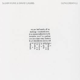 Susan Howe - Concordance - VINYL LP