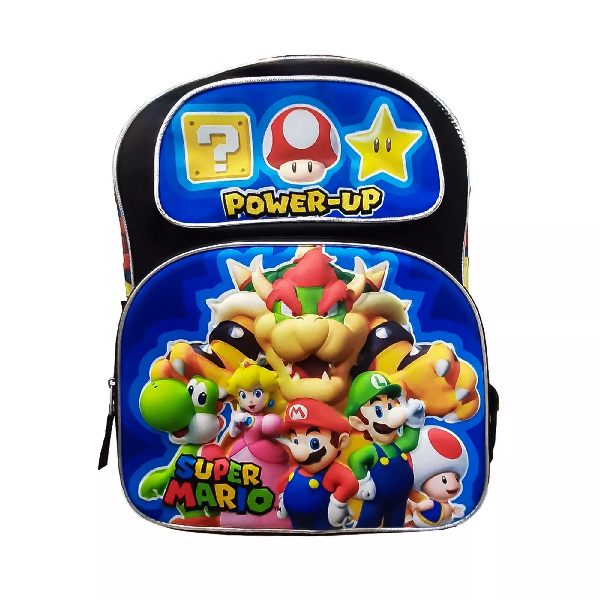 Sure! Here is the corrected and grouped text from the image:

- POWER-UP
- SUPER MARIO