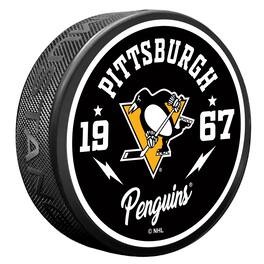 Mustang Drinkware - Pittsburgh Penguins Bolt Hockey Puck - Multicolor