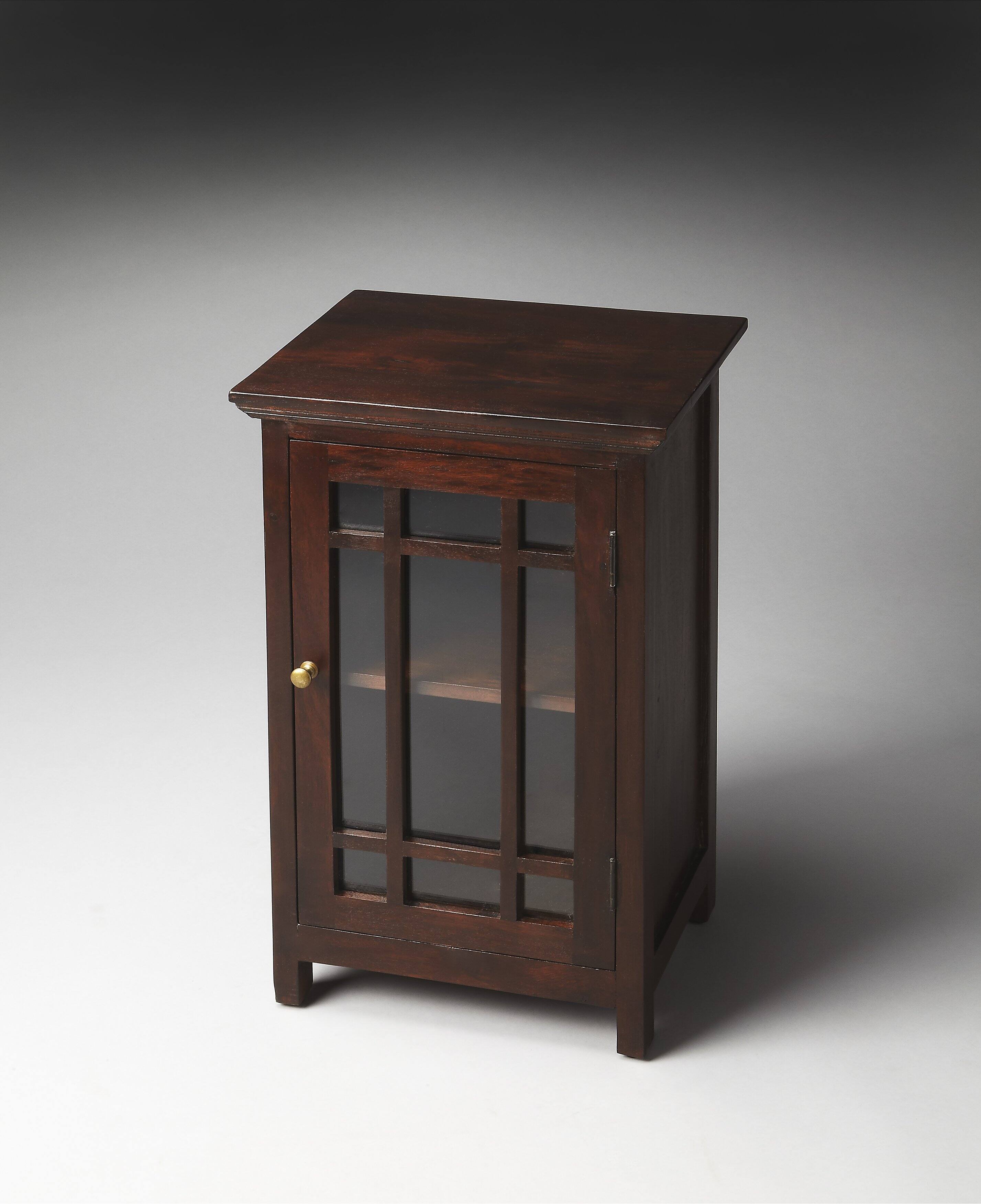 Alt View 1. Butler Specialty - Baxter Transitional Cabinet - Dark Brown.