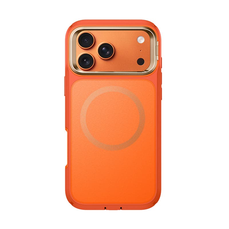 i-Blason - Ares Flip Case for iPhone 17 Pro – MagSafe, Kickstand, Screen Protector, Drop Protection - Coral