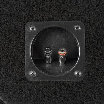Alt View 6. NVX - 2004-2018 Nissan Titan Crew/King Cab - Custom-Fit Empty Dual 12" Sealed Subwoofer Enclosure - Black.