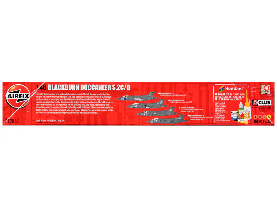 Jet Engine Power Control Box Level 4 Model Kit Blackburn Buccaneer S.2C/D Attack Aircraft with 4 ...