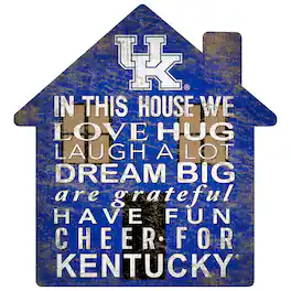 Fan Creations - Kentucky Wildcats 12'' Team House Sign - Multicolor