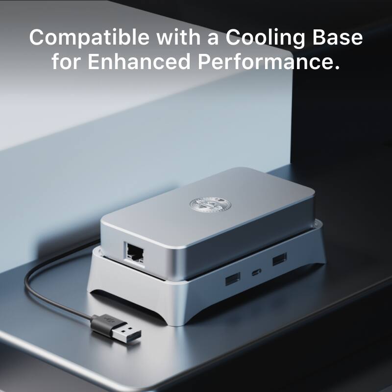 Compatible with a Cooling Base for Enhanced Performance.