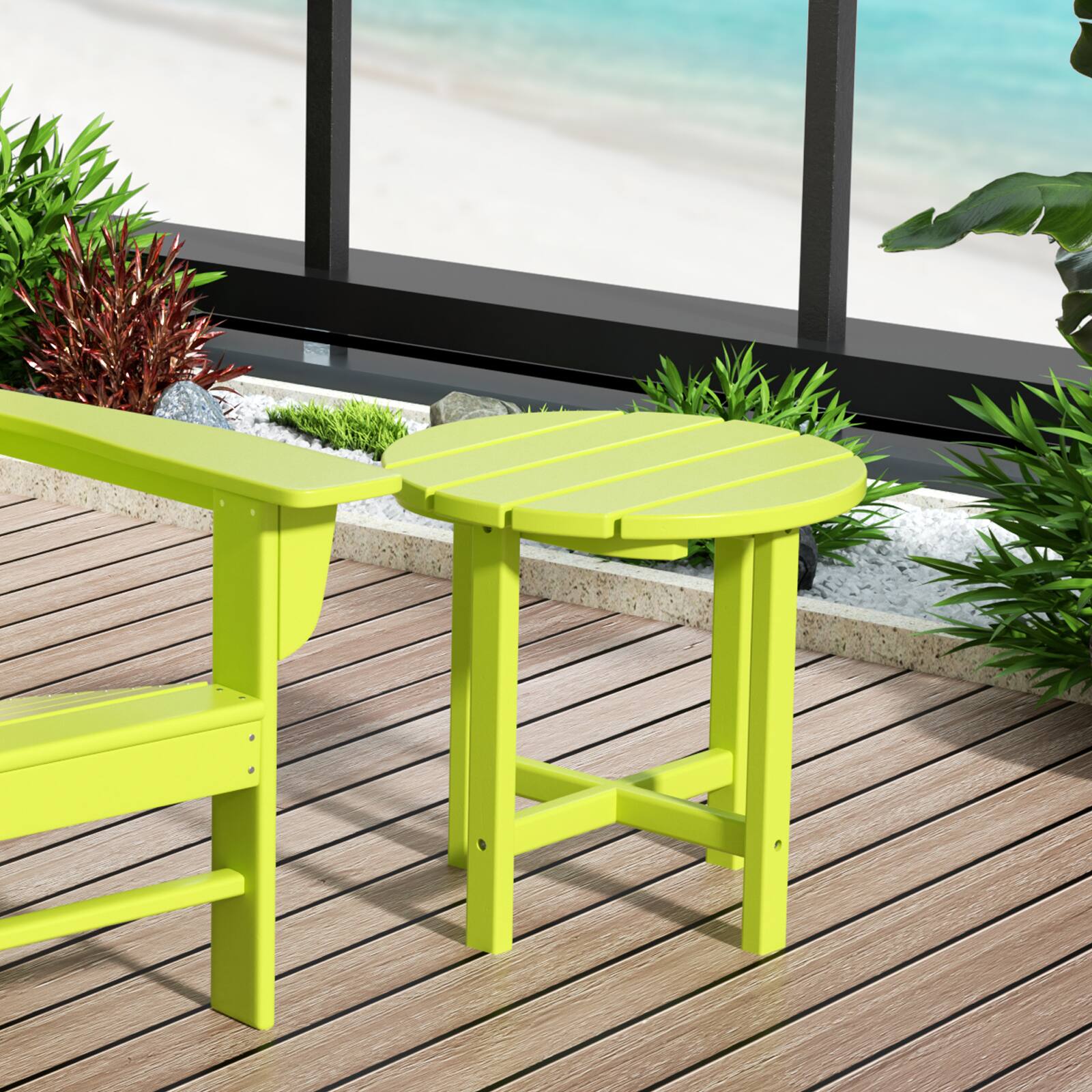 WestinTrends Malibu 3 Piece set Outdoor / Patio rocking chairs with a ...