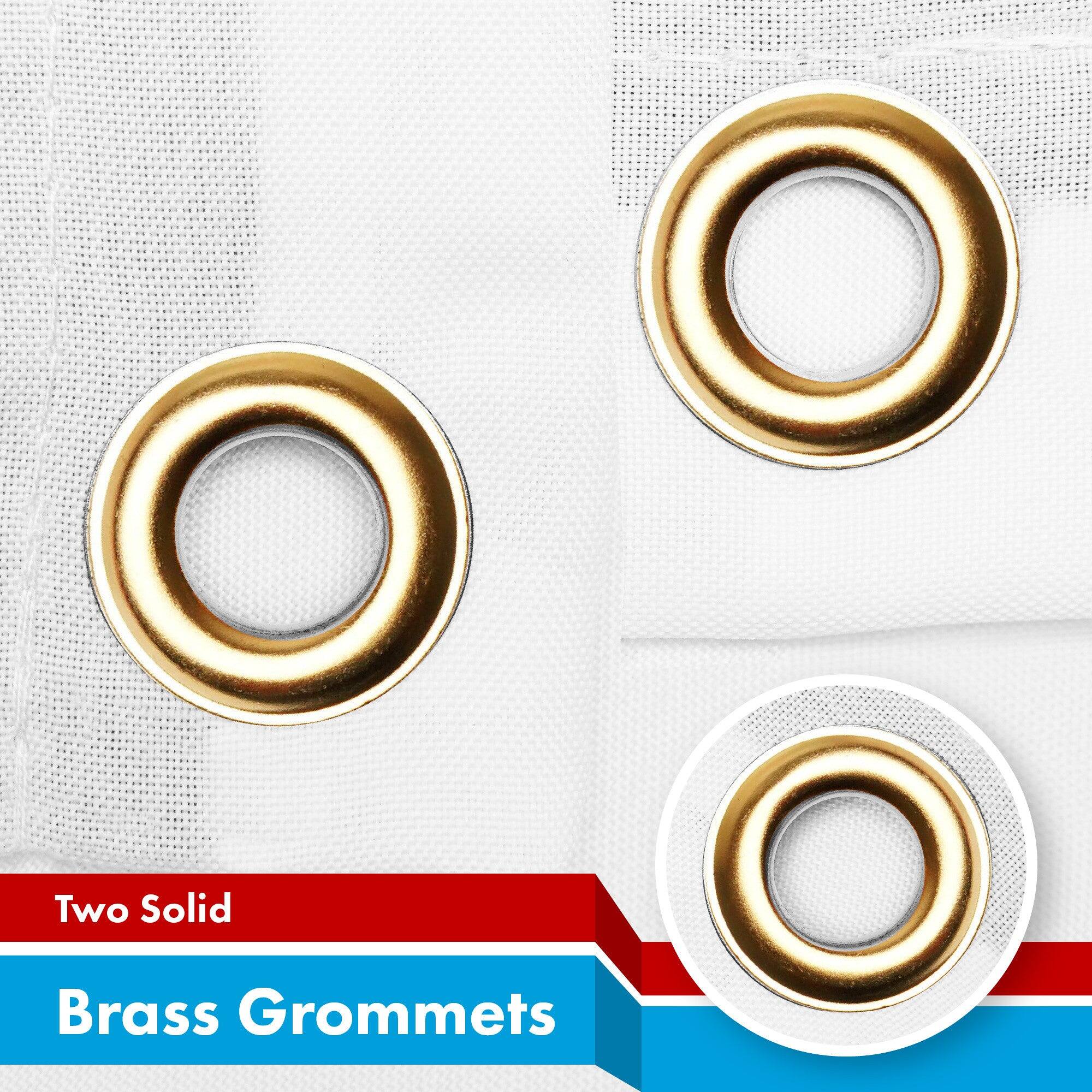 Two Solid Brass Grommets