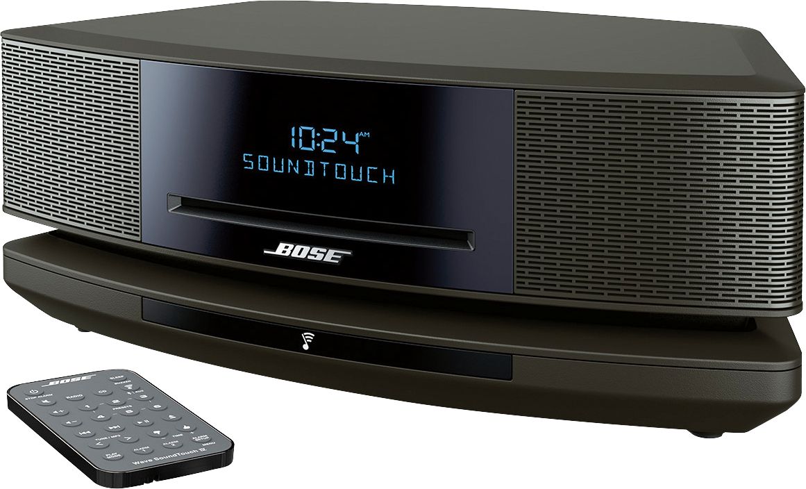 Left View: Bose - Wave SoundTouch Music System IV - Black