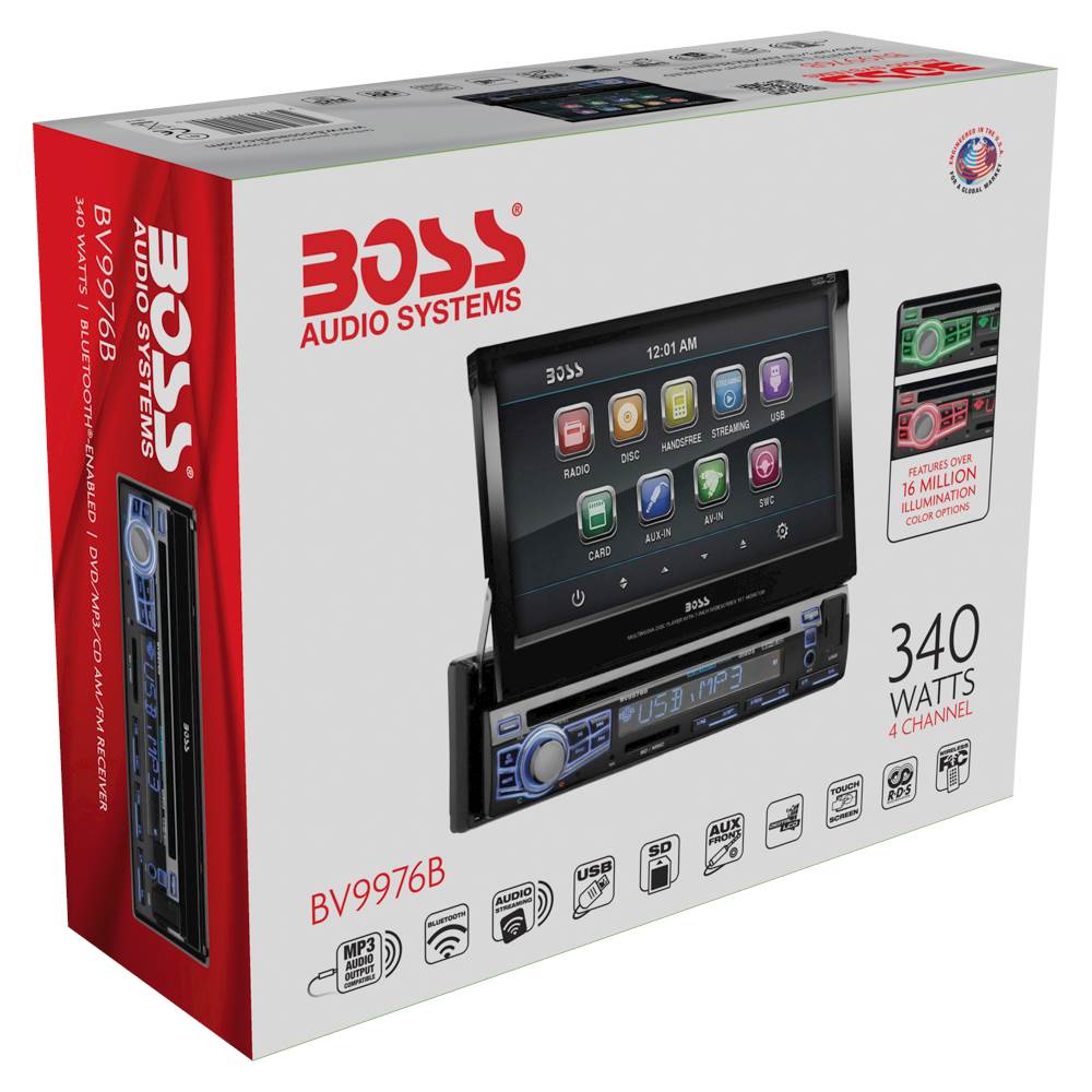 BOSS Audio Systems BV9976B Car Audio Stereo System - 7 Inch Single