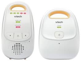 VTech - Audio Baby Monitor - White/Yellow - Front_Standard