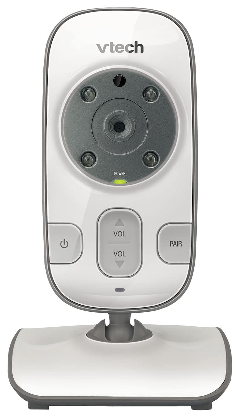 Front. VTech - Safe&Sound Add-On Color Video Camera - White/Silver.