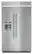 Front. KitchenAid - 29.5 Cu. Ft. Side-by-Side Built-In Refrigerator - Stainless Steel.
