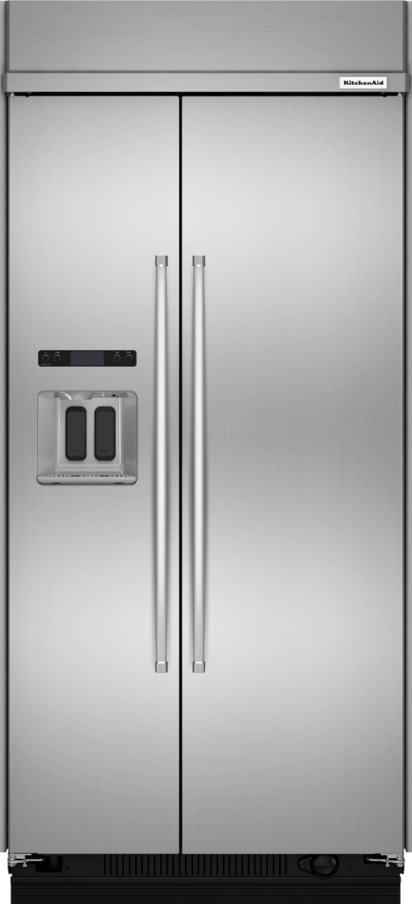 KitchenAid 25 Cu. Ft. Side-by-Side Built-In Refrigerator  - Best Buy