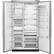 Alt View 14. KitchenAid - 25.5 Cu. Ft. Side-by-Side Built-In Refrigerator - Custom Panel Ready.