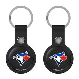 Keyscaper - Toronto Blue Jays Two-Pack AirTag Holders - No Size - Black