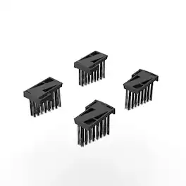 WORX - WA0945 Wheel Cleaning Brush Attachment for Landroid Vision Cloud 4WD Robotic Lawn Mowers (4 pcs) - Black