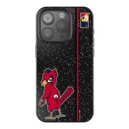 Keyscaper - MLB - St. Louis Cardinals - 1950 Logo iPhone Bling Case - 14 - Black