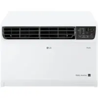 LG - 14,000 BTU Smart Window Air Conditioner 700 Sq. Ft - White - Front_Zoom