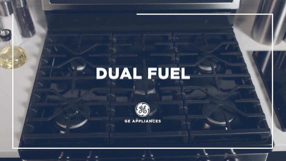 GE Profile Series 5.6 Cu. Ft. SelfCleaning Freestanding Dual Fuel