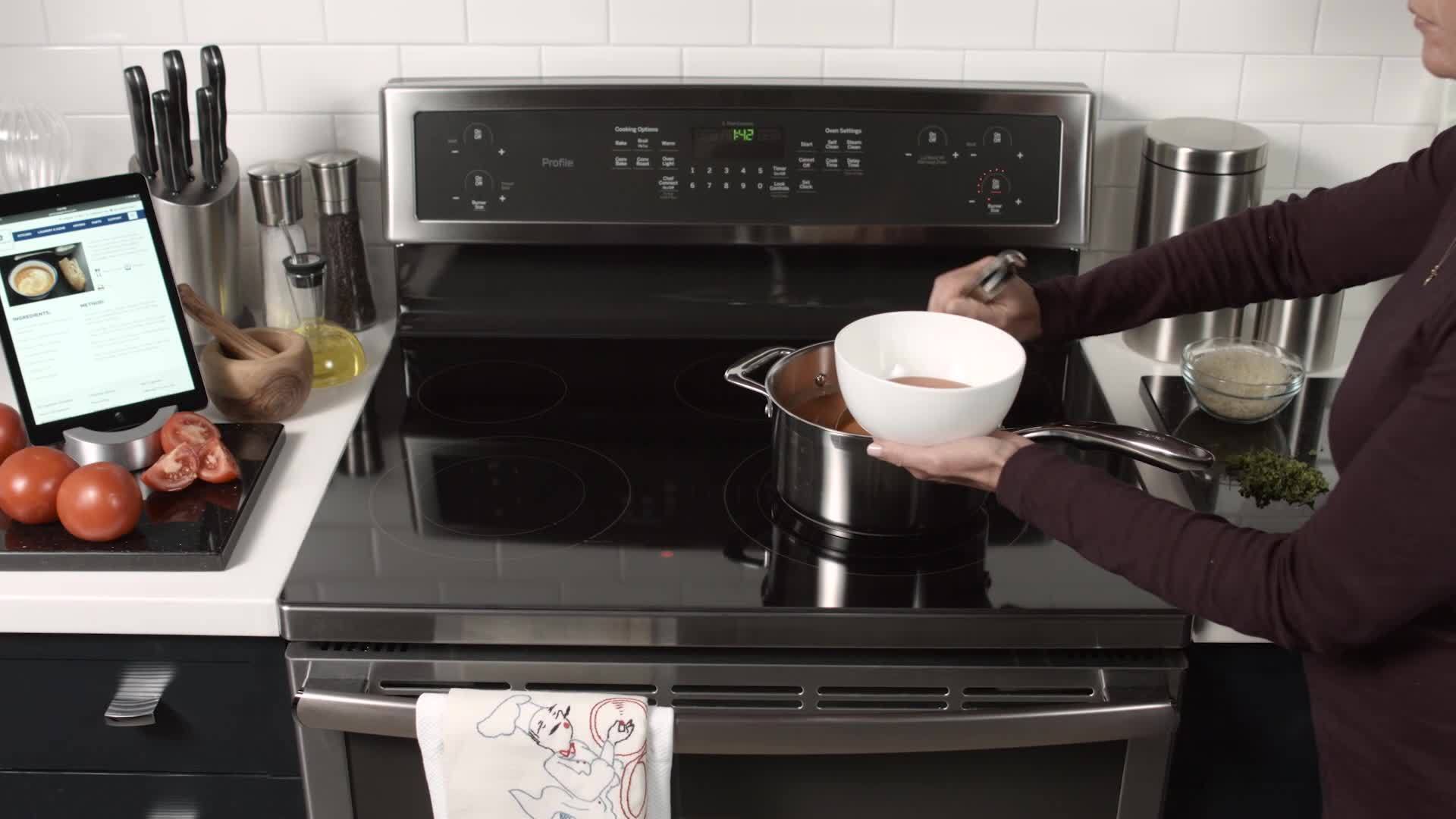 Best Buy GE 5.3 Cu. Ft. Freestanding Electric Induction Convection