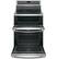 Alt View 12. GE - Profile Series 6.6 Cu. Ft. Self-Cleaning Freestanding Double Oven Electric Convection Range.
