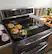 Alt View 16. GE - Profile Series 6.6 Cu. Ft. Self-Cleaning Freestanding Double Oven Electric Convection Range.