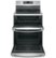 Alt View 12. GE - Profile Series 6.6 Cu. Ft. Self-Cleaning Freestanding Double Oven Electric Convection Range - Stainless Steel.
