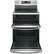 Alt View 12. GE - Profile Series 6.6 Cu. Ft. Self-Cleaning Freestanding Double Oven Electric Convection Range - Stainless Steel.