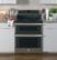 Alt View 19. GE - Profile Series 6.6 Cu. Ft. Self-Cleaning Freestanding Double Oven Electric Convection Range.