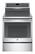 Front. GE - Profile Series 5.3 Cu. Ft. Self-Cleaning Freestanding Electric Induction Convection Range.